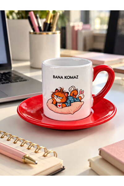 Hepsi Enteresan Bezgin Kedi Turkish Coffee Cup, I Don'T Care – I'M Not Afraid...