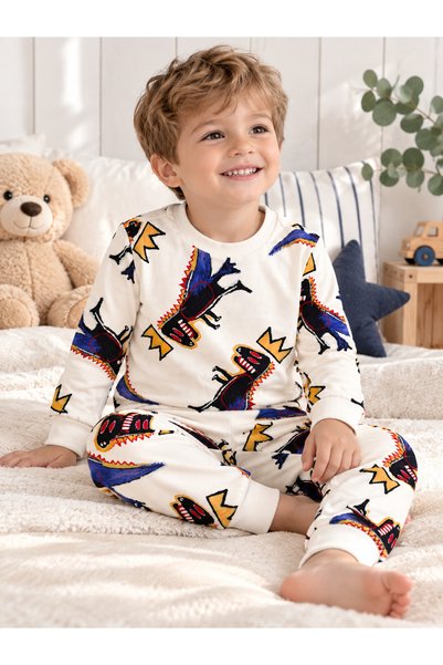 Panfilia 100% Cotton Seasonal Long Sleeve Children's Pajama Set / Girls and Boys