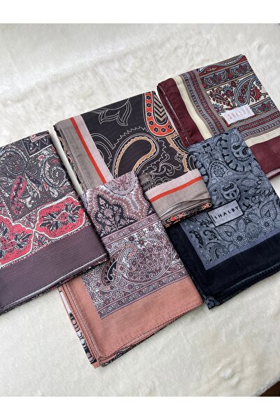 shalby Hijab Patterned Soft Shawl Set of 5 Mixed Patterns