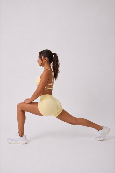 JOLT Women's High Waist Scrunch Butt Lifting Short Shorts Leggings Push up Fitness Sports Leggings