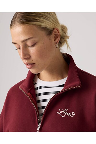 Levi's RELAXED FIT ZIP NECK SWEATSHIRT / RAHAT KALIP FERMUAR YAKALI SWEAT