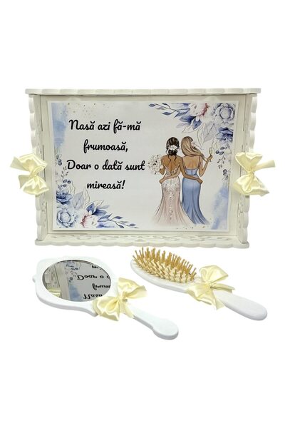 OEM Set tava pentru gatitul miresei, personalizat mire si mireasa, format din...
