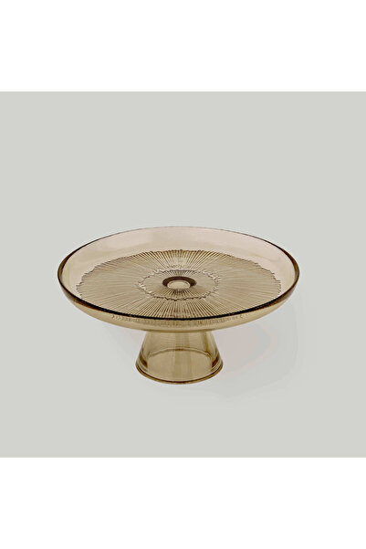 Linens Clarity Ayaklı Tabak 21x9.5 cm Bronz