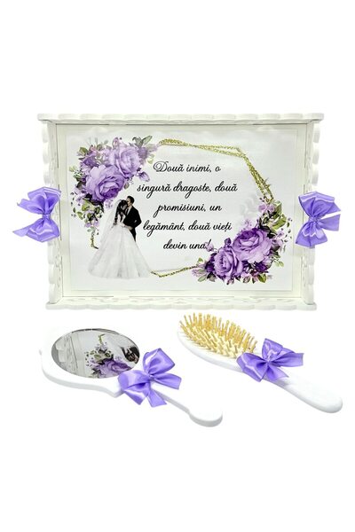 OEM Set tava pentru gatitul miresei, personalizat mire si mireasa, format din...