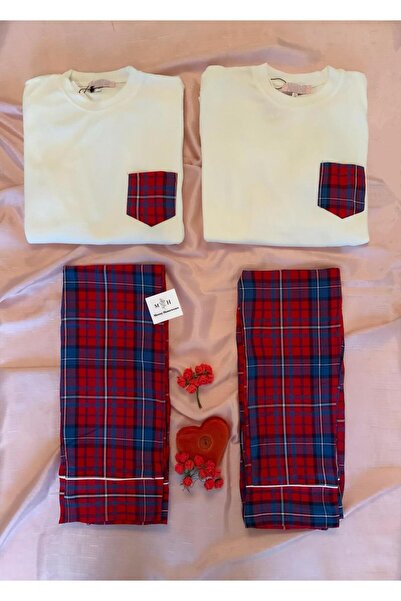 MH Moony Homewears بيجامة رجالية منقوشة لعيد الميلاد (بيجامة رجالية مزدوجة)