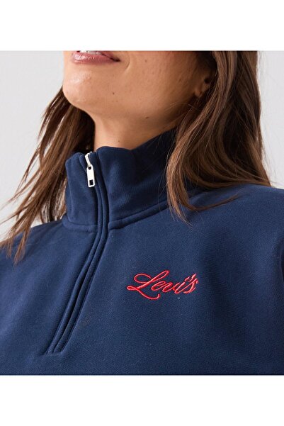 Levi's RELAXED FIT ZIP NECK SWEATSHIRT / RAHAT KALIP FERMUAR YAKALI SWEAT