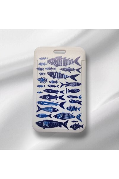 Fish Uv Baskılı Bavul Çanta Bagaj Etiketi