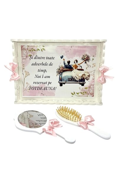 OEM Set tava pentru gatitul miresei, personalizat mire si mireasa, format din...