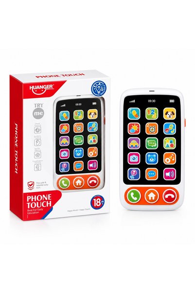 huanger Telefon interactiv pentru copii Phone Touch, lumini și sunete, 5 modu...