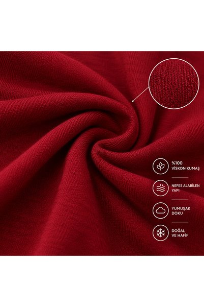 Yalçınoğlu Kids Women's 100% Viscose Long Sleeve Body Crew Neck Basic Top, Soft Textured Comfortable Fit Daily Wear Women's Clothing, Flexible Constructed Stylish and Comfortable Long Sleeve Blouse