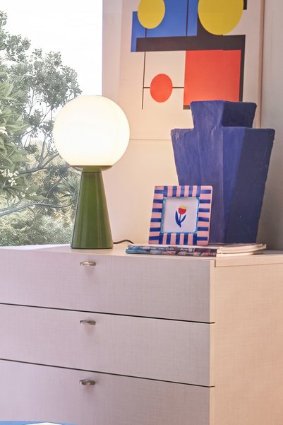 Enza Home Boli Abajur - Yeşil