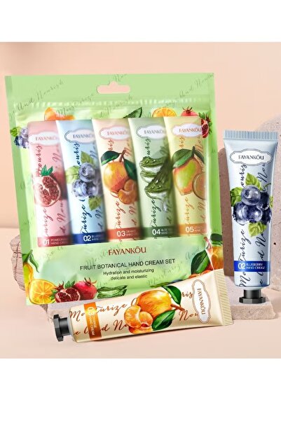 Generic Brand مجموعة كريمات اليدين بالفواكه – FAYANKOU 🍓🫐🍊