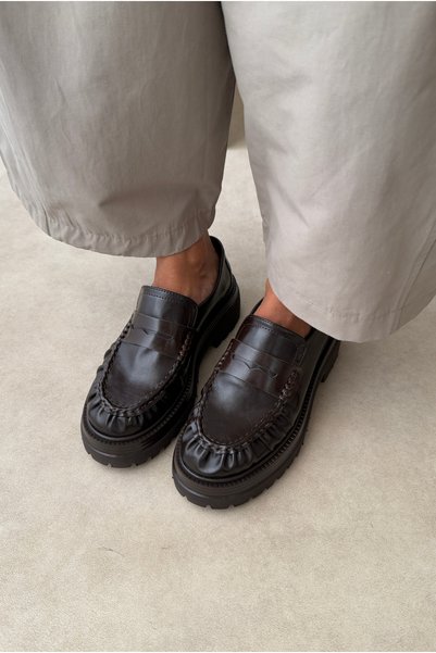 Mupa Shoes Women's Loafer Aci Brown