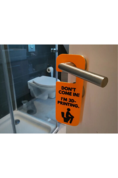 DU&ER Funny Bathroom Door Decoration – Fun Decorative Door Sign and Wall Orna...
