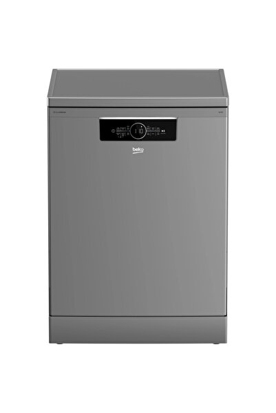 Beko Dishwasher 6 Programs 14 Place Settings - Inverter - Silver - BDFN36421SQ