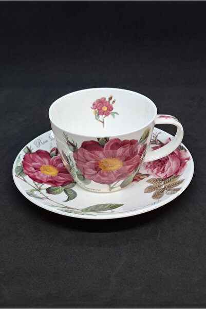 Dunoon Blenheim Fine Bone China Vintage Wide Porcelain Cup 240 ml