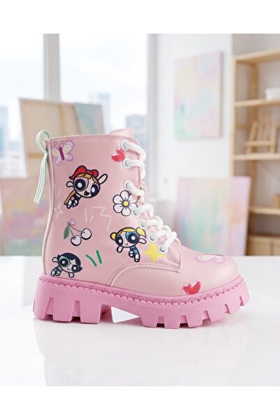 Surpie Shoes Kız Çocuk Desenli Bot