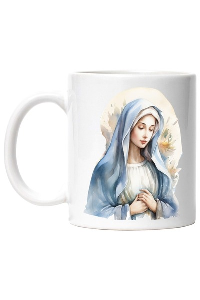 INOVATIX Cana alba personalizata,Maica Do MNului,religie, credinta,bunatate,r...