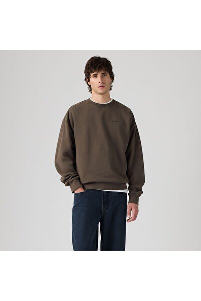 Levi's Men's Brown Crewneck Sweatshirt 0083Q-0027