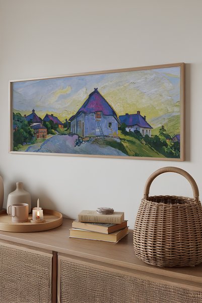 Artavessa Dekoratif Ahşap Çerçeveli 120x50 cm MDF Tablo - ARTSNTMDL6