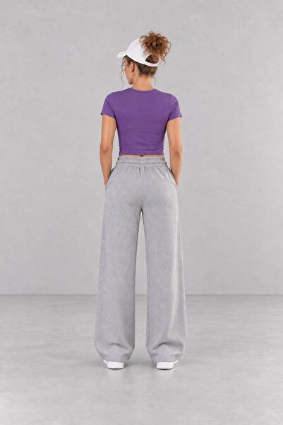 cavın Gray Comfortable Fit Daily and Sport Wear Sweatpants Women