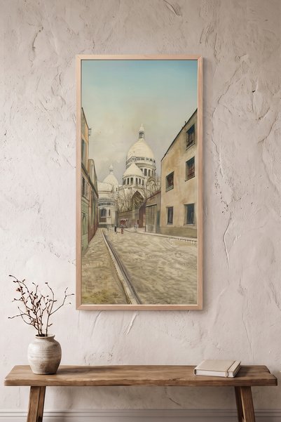 Artavessa Dekoratif Ahşap Çerçeveli 120x50 cm MDF Tablo - ARTSNTMDL15