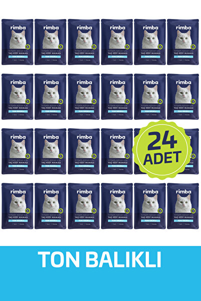 Jöle İçinde Parça Ton Balıklı Kedi Konservesi 85gr (24 Adet)