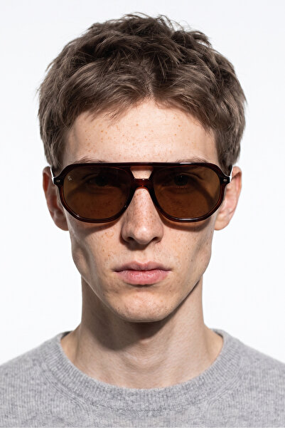 Bilge Karga Elvis Brown Brown Men's Sunglasses