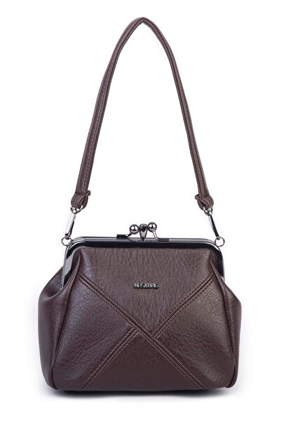 Nas Bag Mini Vintage Scholarship Clip-On Women's Shoulder and Crossbody Bag B...