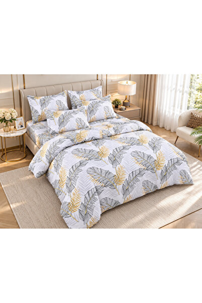celhome Finet bedding, 6 pieces, fitted Stretchy 180x200 cm, duvet cover 200x...