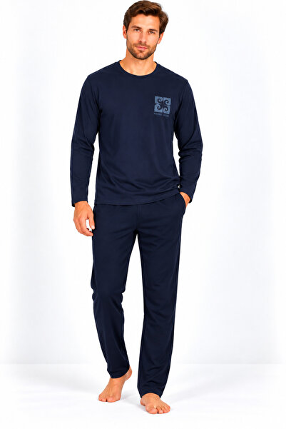 YUYİ Pİ E R R E C A R D İ N Costum de pijama pentru bărbați, 100% bumbac, cu ...