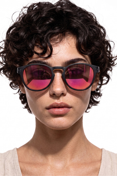 Bilge Karga Veron Grey Pink Mirror Sunglasses