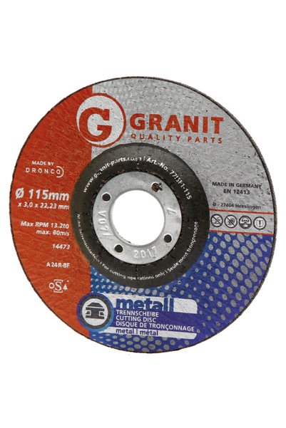Granit Disc de tăiere oțel 115mm 22mm GRANIT