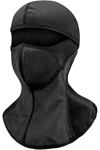 MAKINGTEC Balaclava for Men, Black Windproof Full Face Covering Bike Motorcyc...