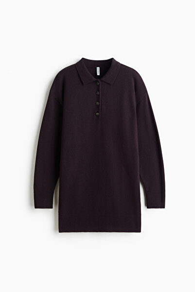 H&M Triko Polo Elbise