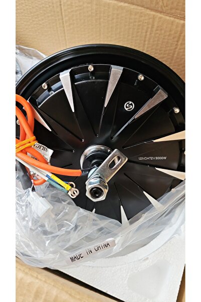 Arzu / Monero 12 inç 3000watt elektirikli motor arka jant 120 derece