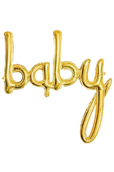 BenimMarifetlerim Baby Gold Foil Balloon 40 Inch Width: 100 cm Length: 50 cm