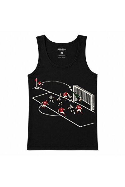 Rabona Fashion Кътът на последния момент – Червено-черен графичен потник за ф...
