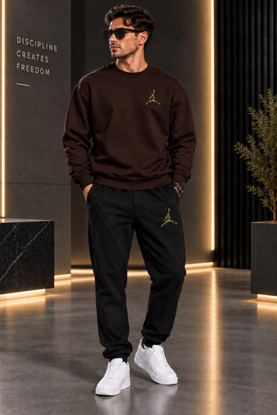 orwen life est. 2022 Unisex Oversize Winter Sweatshirt 2-Piece Tracksuit Set ...