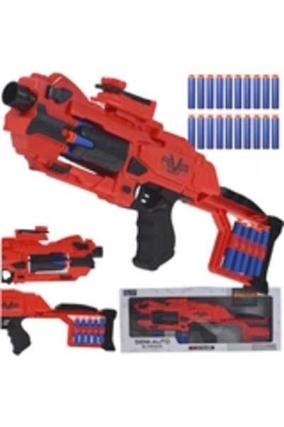 Skleplolki Pistol cu mecanism manual pentru săgeți moi - jucărie pentru copii