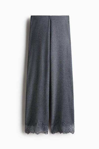 H&M Dantel Şeritli Pull-on Pantolon