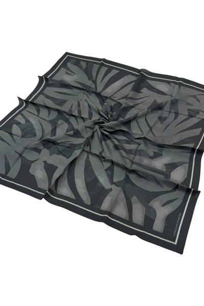 Benetton Eșarfă Siena cu model - 1039 - Negru