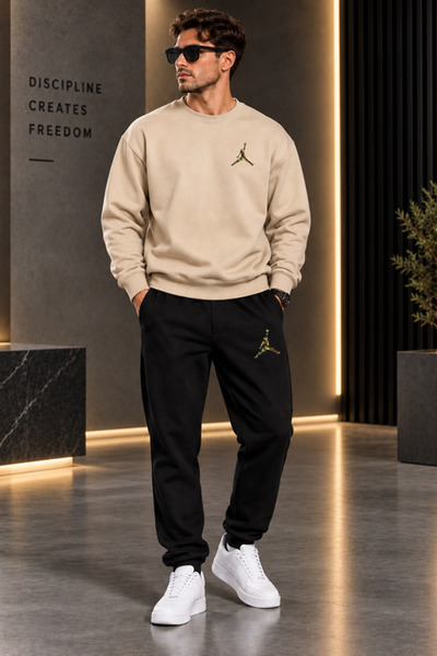 orwen life est. 2022 Unisex Oversize Winter Sweatshirt 2-Piece Tracksuit Set ...