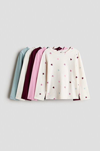 H&M 5'li Uzun Kollu Tişört