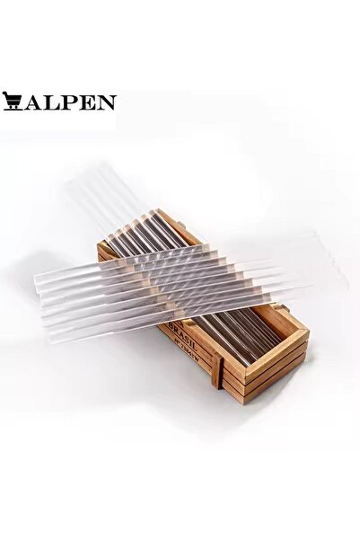 Alpen Silicone stick bar 11mmx270mm, ALPEN, 100% ultra transparent, 40 pieces...