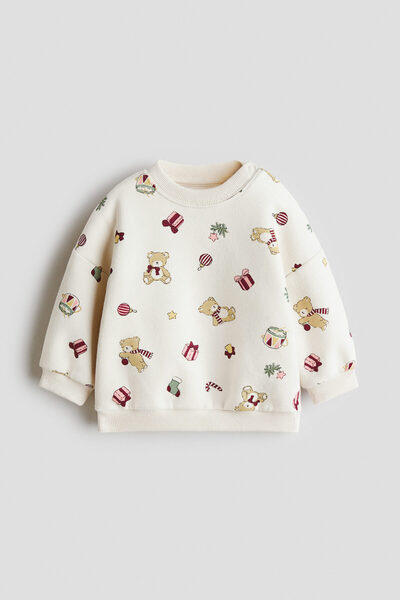 H&M Baskılı Sweatshirt