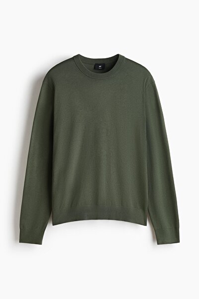 H&M İnce Triko Kazak Regular Fit