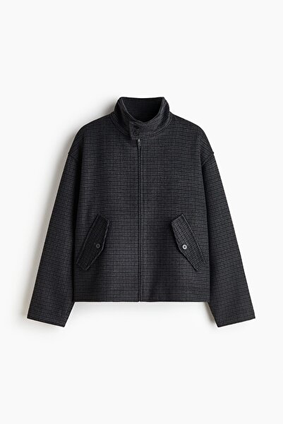 H&M Yün Karışımlı ve Dik Yakalı Ceket