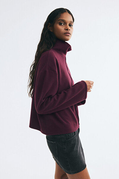 H&M Bol Kesimli ve Yarım Balıkçı Yakalı Kazak