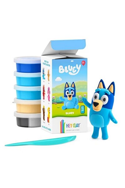 TM TOYS HEY PLASTICINA NISIP BLUEY + BINGO pentru copii +3 ani